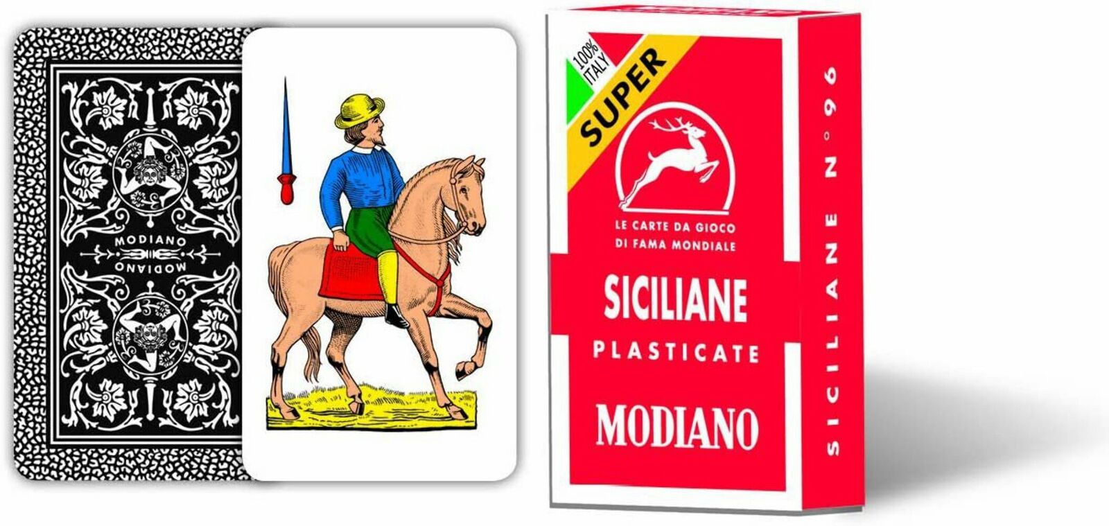 Carte da gioco Plastificate Napoletane Modiano 150° anniversario